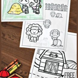 FREE Farm Coloring Pages