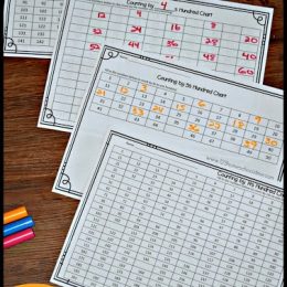 FREE Skip Counting with Hundreds Charts