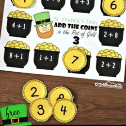 FREE Pot of Gold Addition Practice (within 10, 20, & 30)