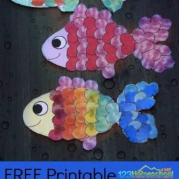 FREE Heart Fish Craft