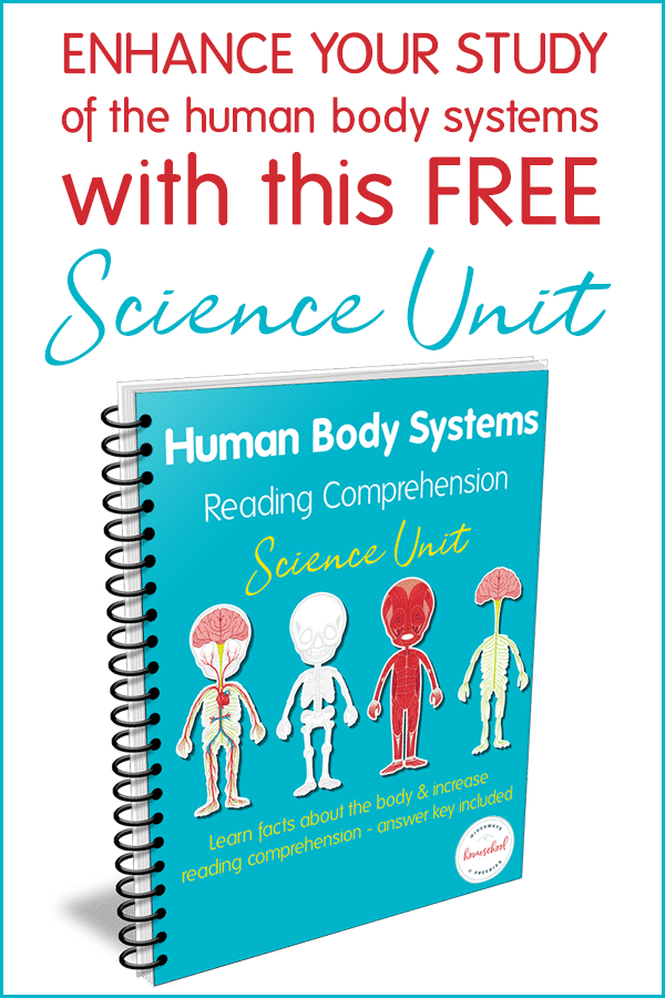 FREE Human Body Systems Reading Comprehension Free Homeschool Deals
