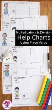 FREE Multiplication & Division Place Value Mats