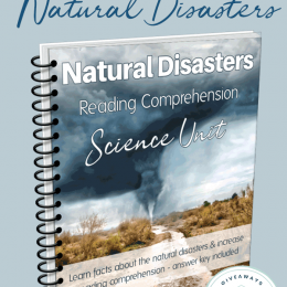 FREE Natural Disasters Reading Comprehension Science Unit