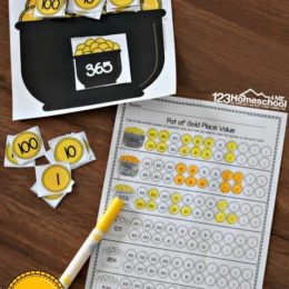 FREE St. Patrick's Day Place Value Activity