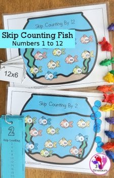 FREE Skip Counting Fish (by 1-12)