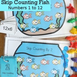 FREE Skip Counting Fish (by 1-12)