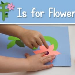 FREE F is for Flower Craft