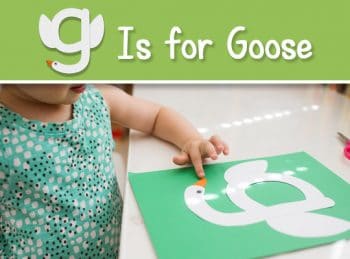 FREE G is for Goose Craft