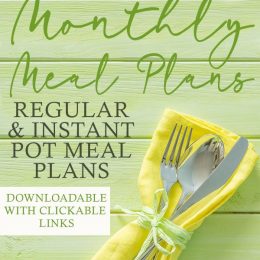 FREE April 2019 Meal Plans