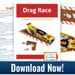 FREE Drag Race: A Reading/Spelling Review Activity