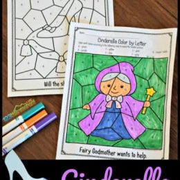 FREE Cinderella Color by Letter