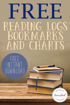 FREE Reading Logs, Bookmarks, & Charts!