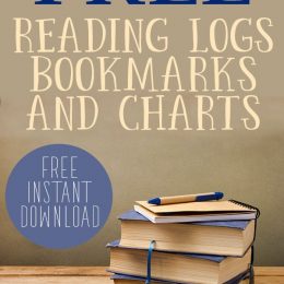 FREE Reading Logs, Bookmarks, & Charts!