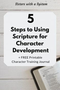 FREE Character Training Journal & Tips!