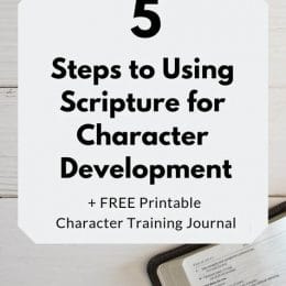 FREE Character Training Journal & Tips!