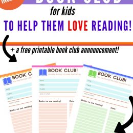 How to Lead a Kids' Book Club FREE Tips + more!