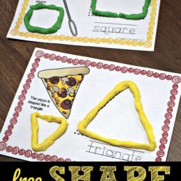 FREE Preschool Shapes Mats