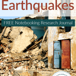 FREE Earthquakes Notebooking Research Journal