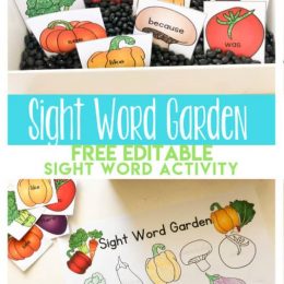FREE Sight Word Garden