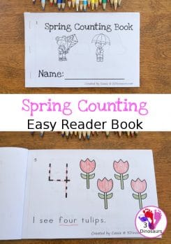 FREE Spring Counting Easy Reader
