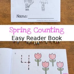 FREE Spring Counting Easy Reader