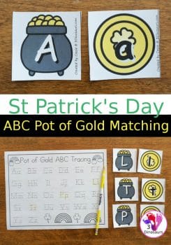 FREE Pot of Gold Letter Matching Activity