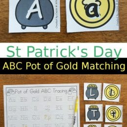 FREE Pot of Gold Letter Matching Activity