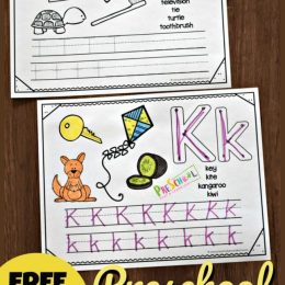 FREE Preschool Handwriting Worksheets