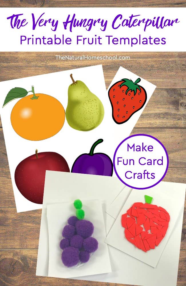 FREE Hungry Caterpillar Fruit Templates