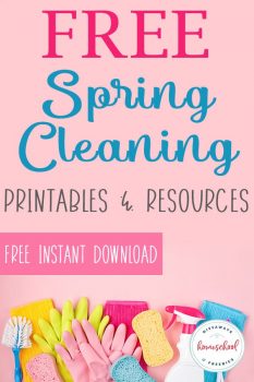 FREE Spring Cleaning Printables & Resources