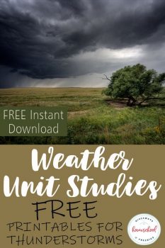 FREE Weather Unit Studies: Thunderstorms