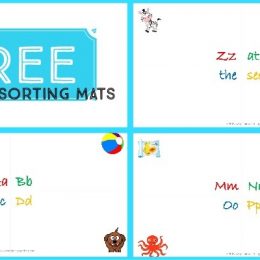 FREE Alphabet Sorting Mats