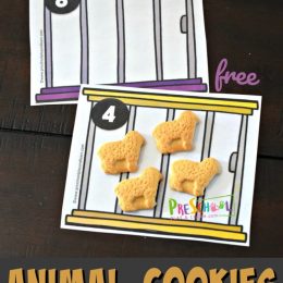 FREE Animal Cookies Counting Activity