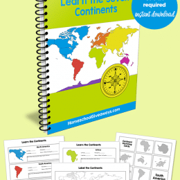 FREE Seven Continents Printables