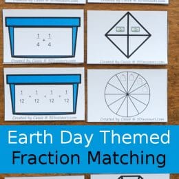 FREE Recycling-Themed Fraction Matching Cards