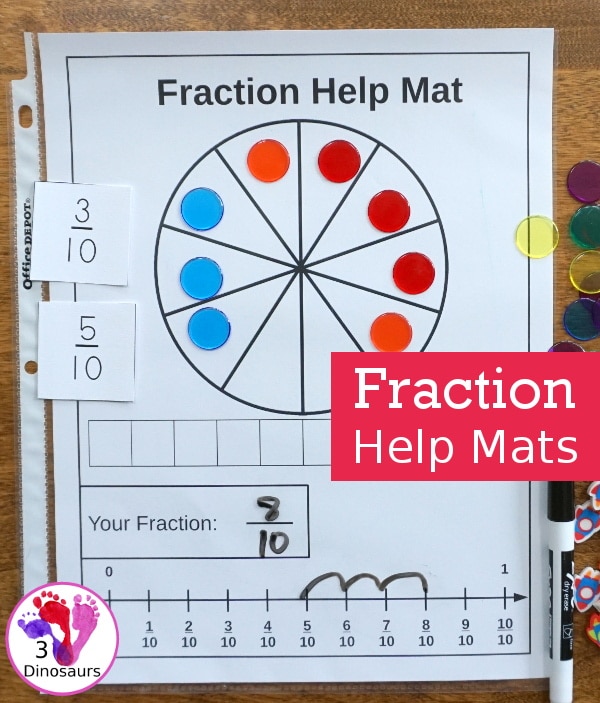 FREE Fraction Help Mats