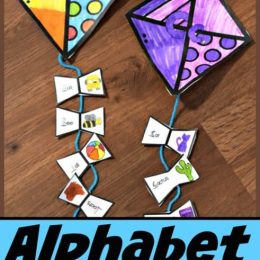 FREE Alphabet Kites