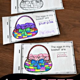 FREE Easter Color Words Reader