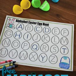 FREE Alphabet Easter Egg Hunt