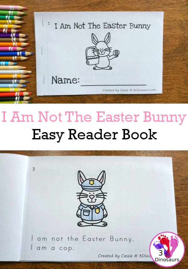 FREE I Am Not the Easter Bunny Easy Reader