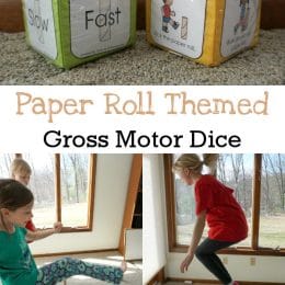 FREE Paper Roll Gross Motor Dice