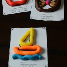 FREE Super Cute Preschool Playdough Mats