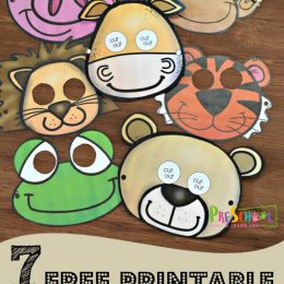 FREE Printable Animal Masks