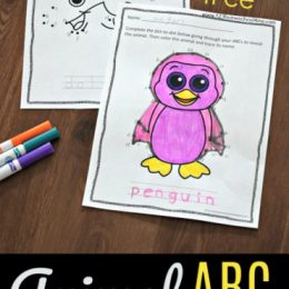 FREE Animal ABC Connect the Dots Pages