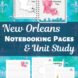 FREE New Orleans Notebooking Pages (limited time!)