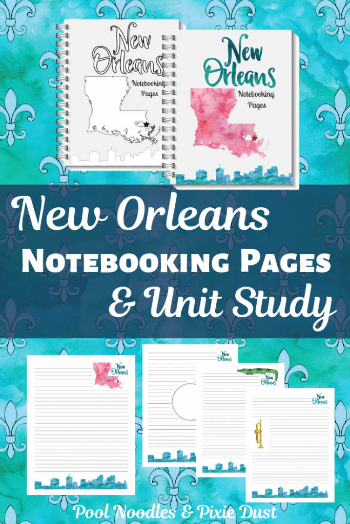 FREE New Orleans Notebooking Pages (limited time!)