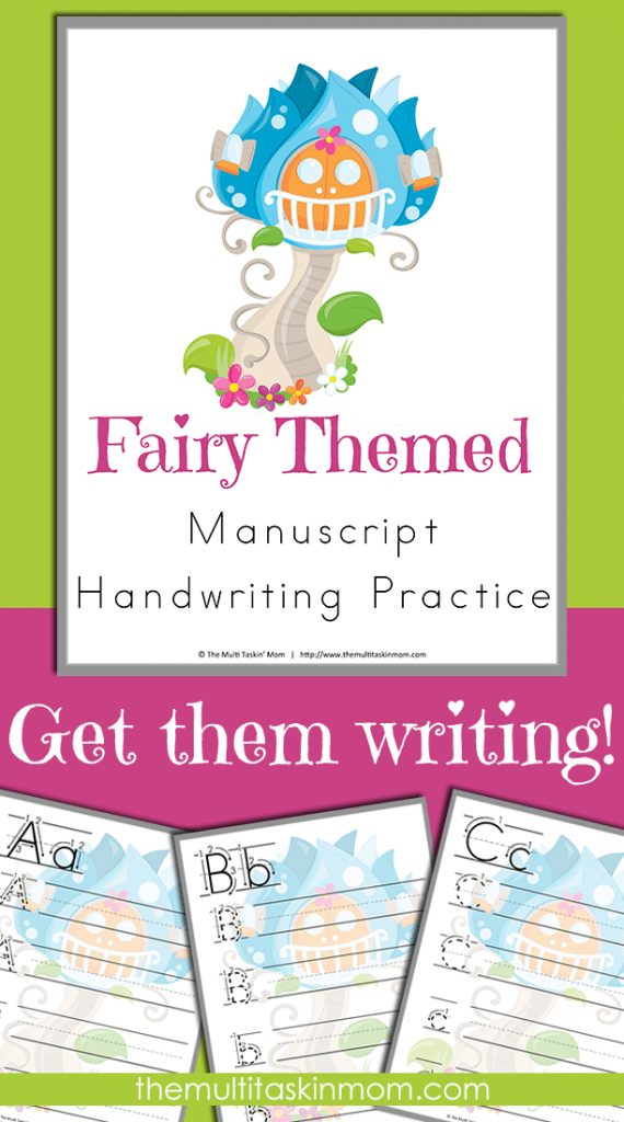 FREE Fairy-Themed Handwriting Pack