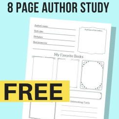 FREE Author Study Templates + Tips!