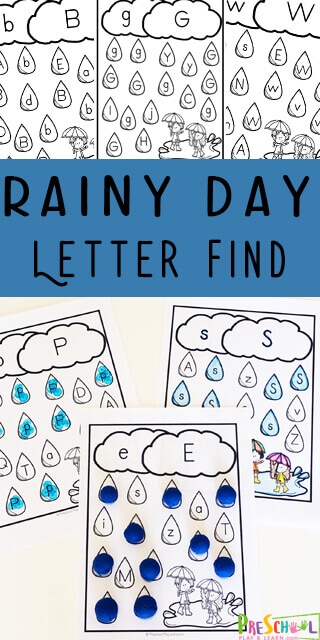 FREE Rainy Day Letter Find