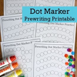 FREE Prewriting Dot Marker Printables